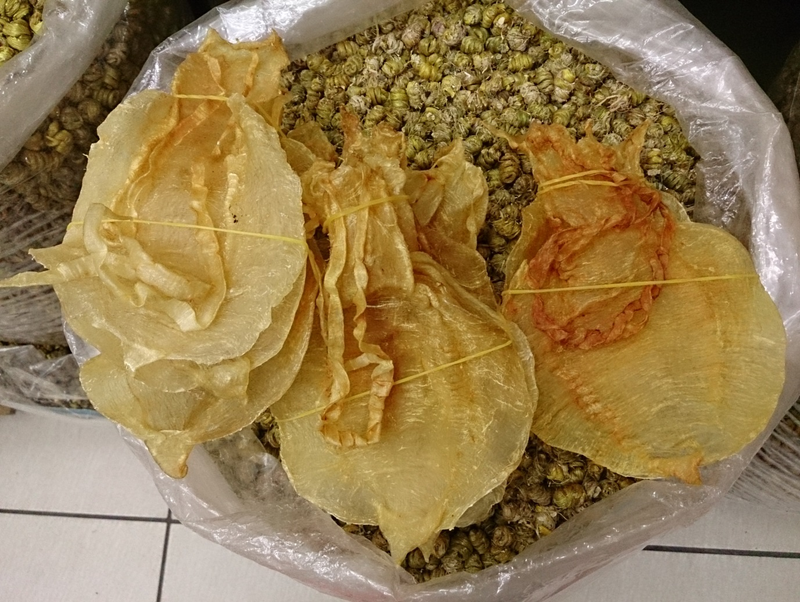 Totoaba bladders for sale in China.Environmental Investigation Agency